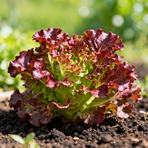 Laitue Feuille De Chêne Rouge